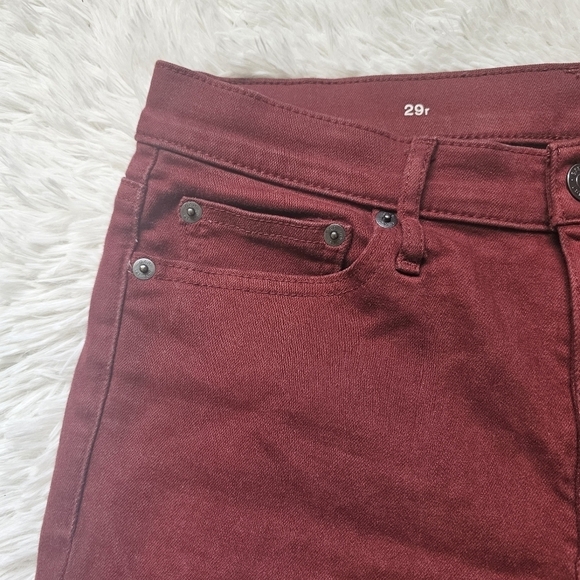 Gap 1969 red jeans womens‎ size 29 regular - Picture 4 of 12